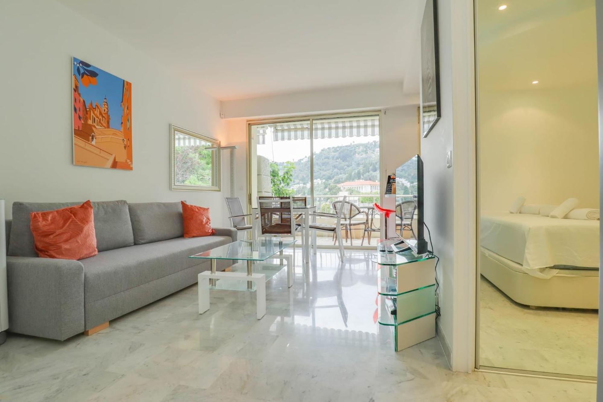« La Grande Residence » Vue Mer, Piscine 芒通 外观 照片
