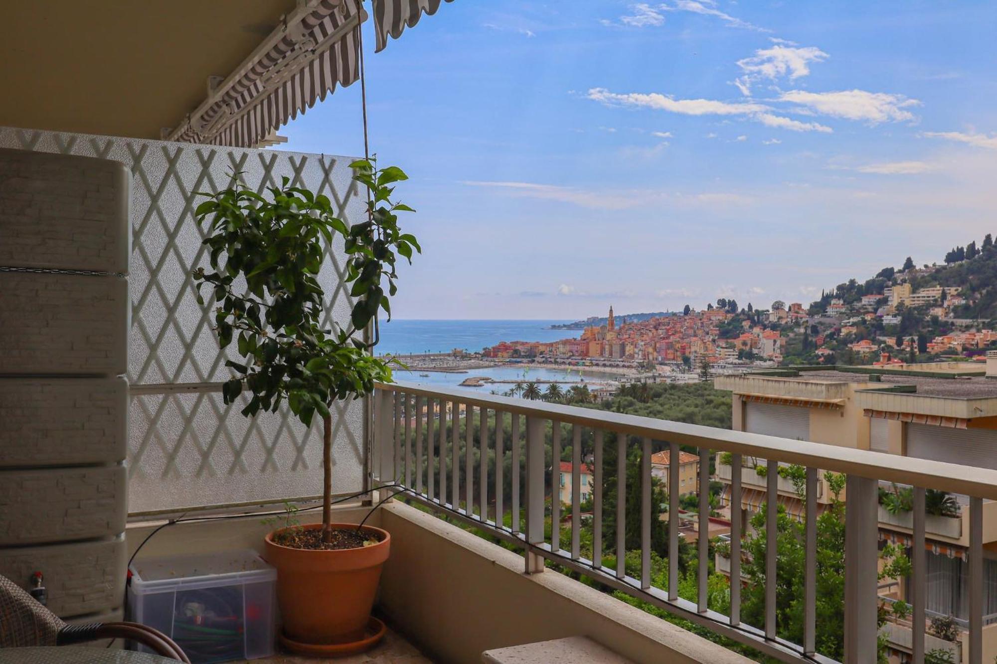 « La Grande Residence » Vue Mer, Piscine 芒通 外观 照片