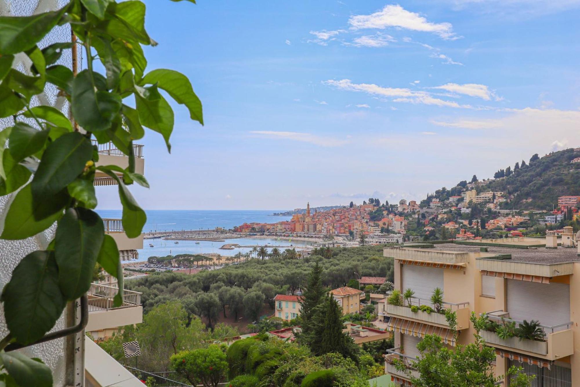« La Grande Residence » Vue Mer, Piscine 芒通 外观 照片